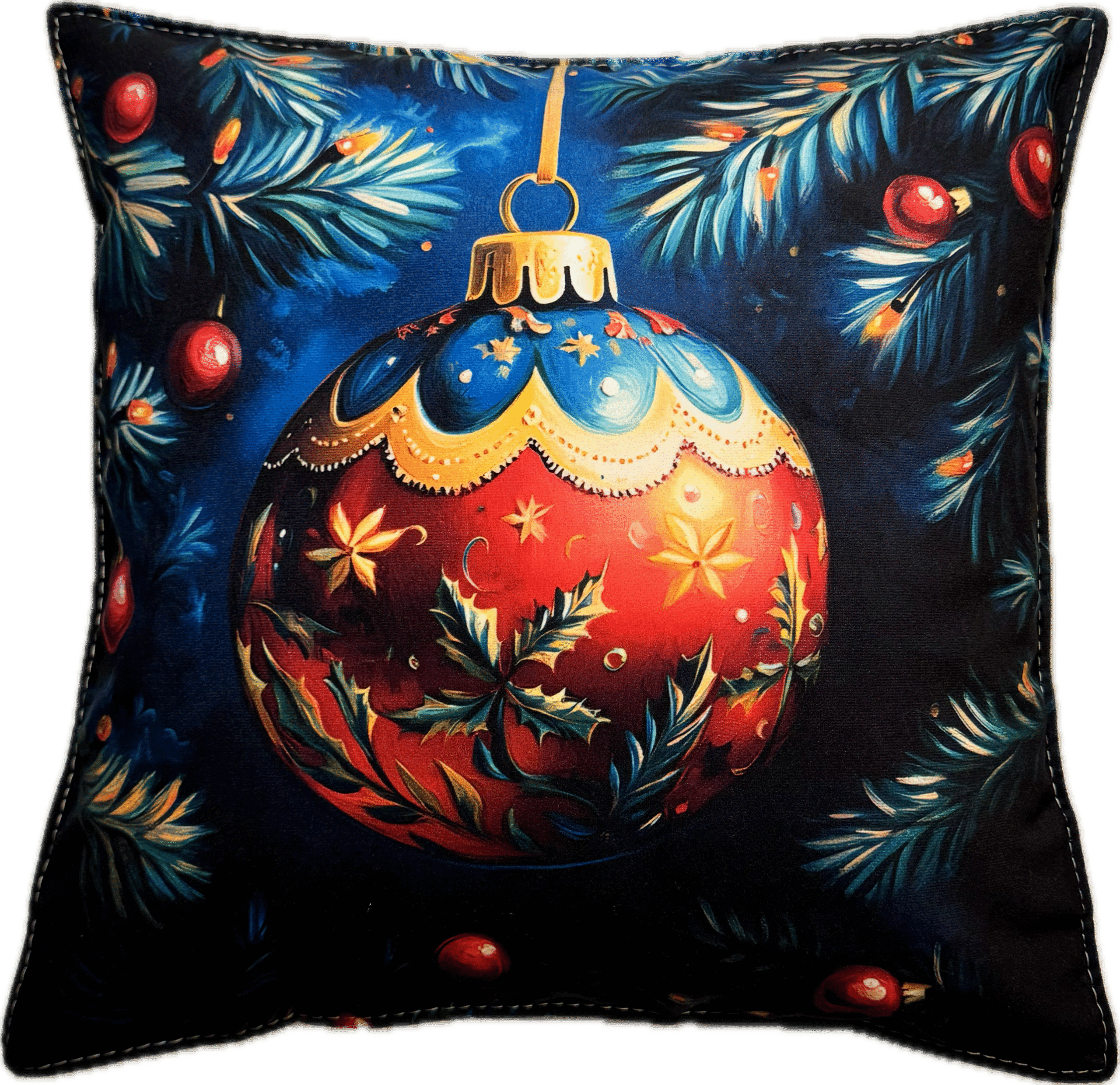 Główne zdjęcie produktu Poszewka welurowa Bombka #02