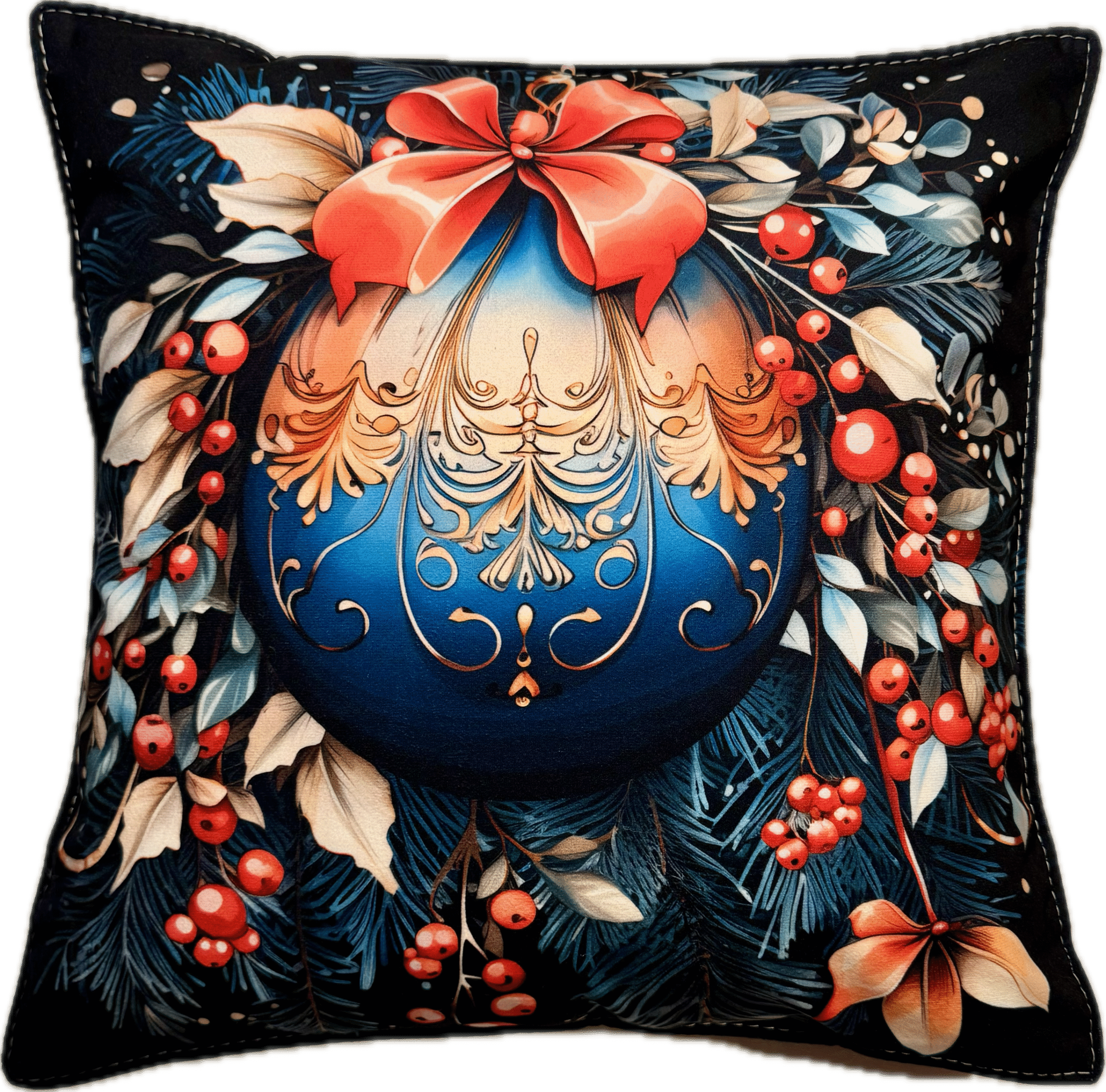 Główne zdjęcie produktu Poszewka welurowa Bombka #02