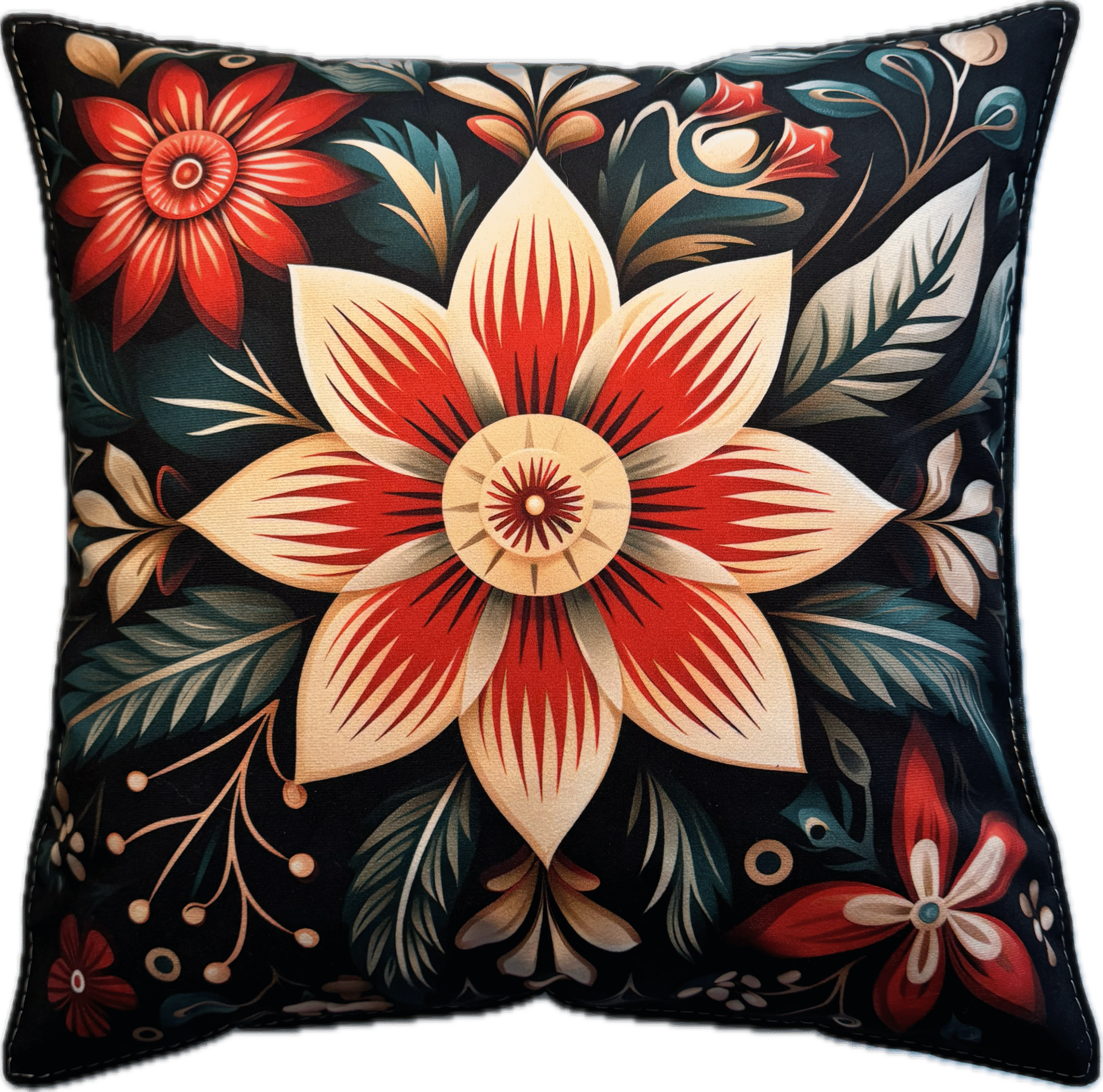 Główne zdjęcie produktu Poszewka welurowa Gwiazda Betlejemska #03